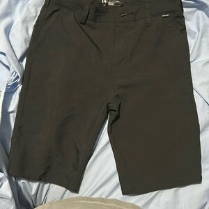 Hurley boys golf shorts, size 14, navy blue. Nike Drifit material.